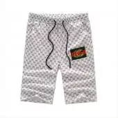 short gucci homme prix bas logo swimshorts gg blanc